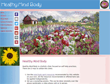 Tablet Screenshot of healthy-mind-body.com